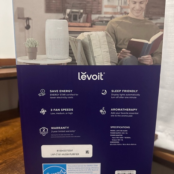 Levoit Core Mini-P Air Purifier-NEW ! - Picture 2 of 5